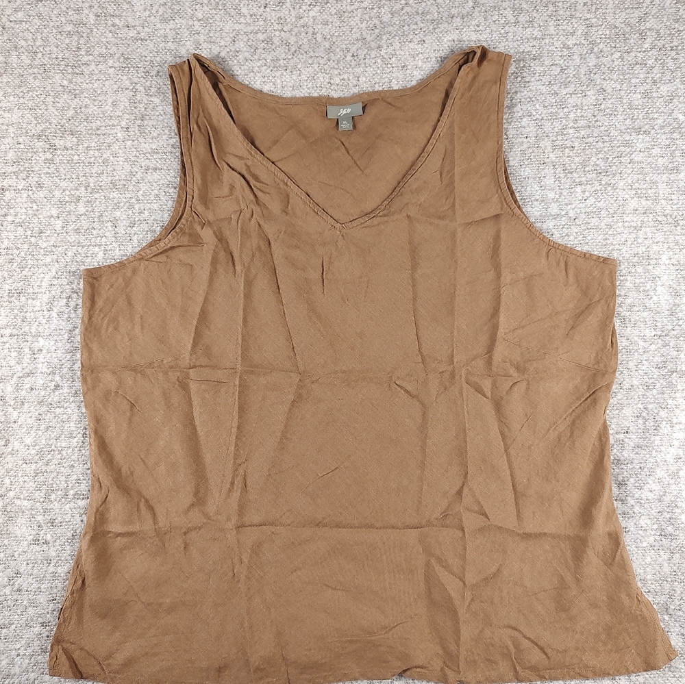 J. Jill Brown Tank Top Xl Linen